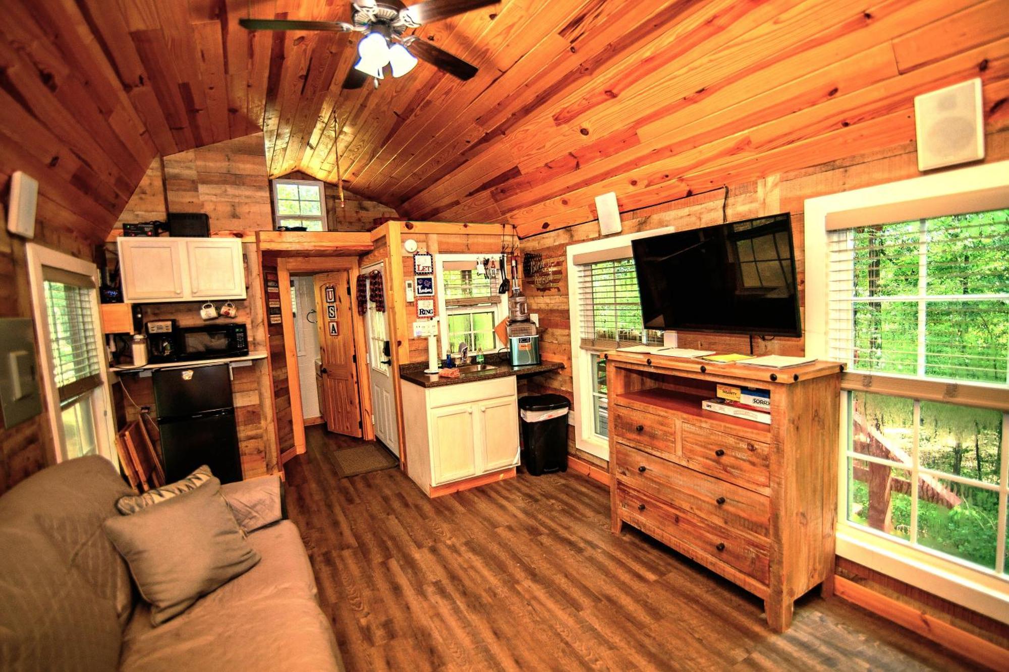 The Americana - Parker Creek Bend Cabins Murfreesboro Dış mekan fotoğraf
