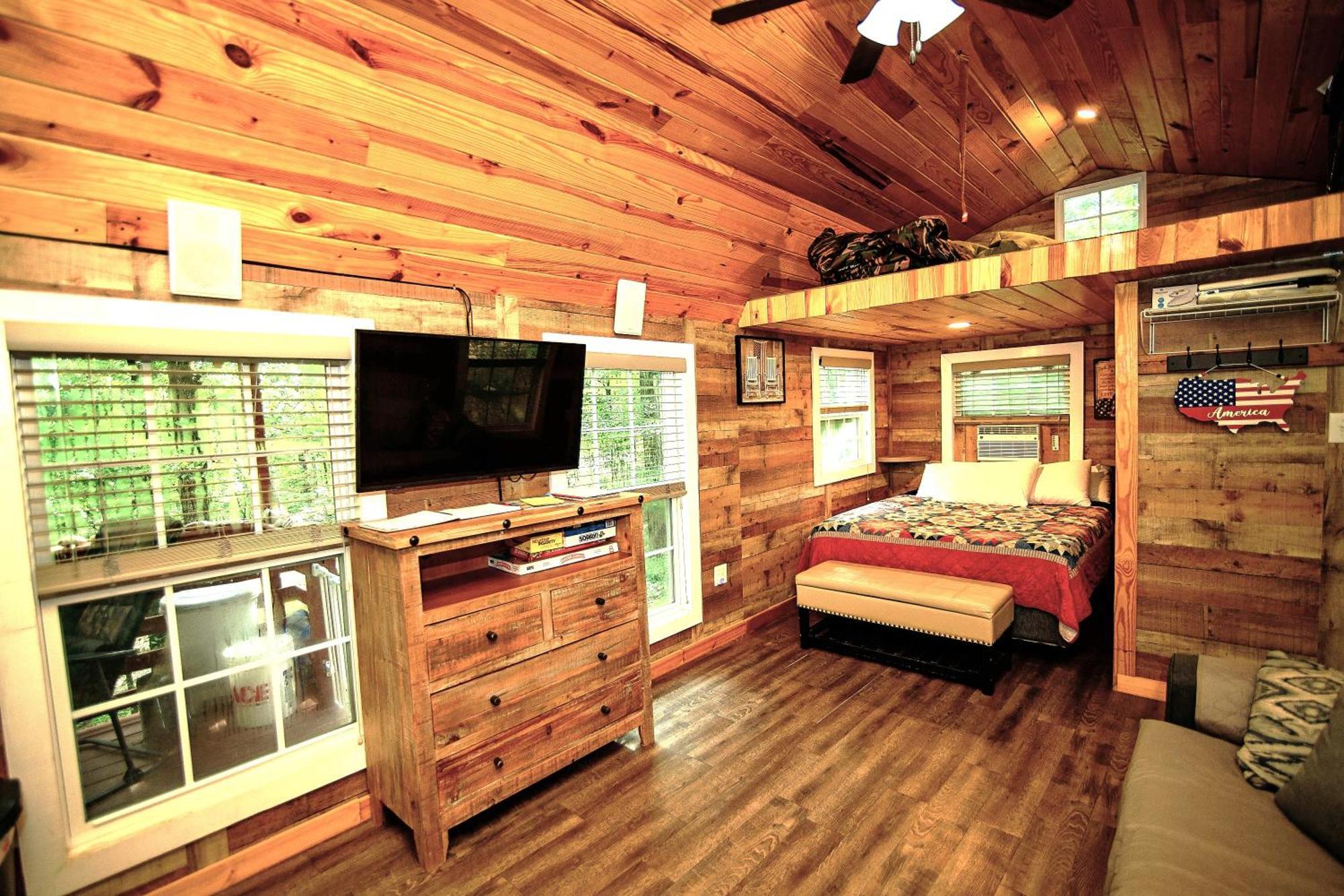 The Americana - Parker Creek Bend Cabins Murfreesboro Dış mekan fotoğraf
