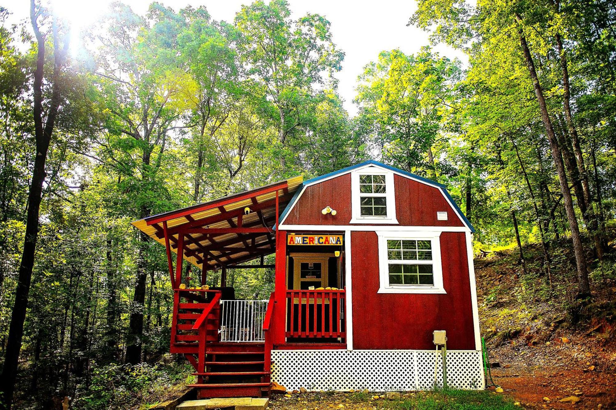 The Americana - Parker Creek Bend Cabins Murfreesboro Dış mekan fotoğraf