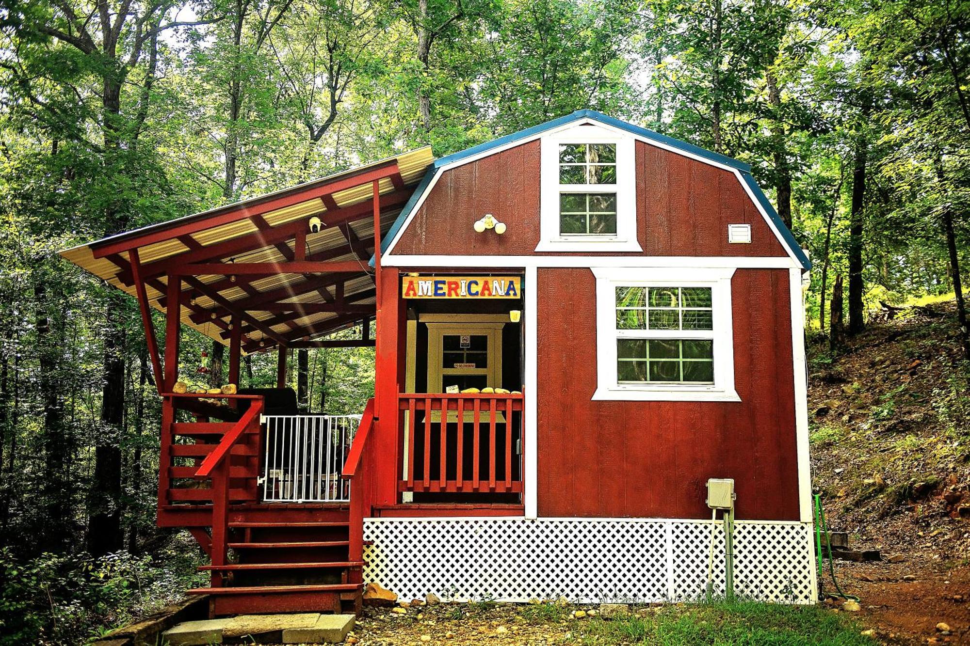 The Americana - Parker Creek Bend Cabins Murfreesboro Dış mekan fotoğraf