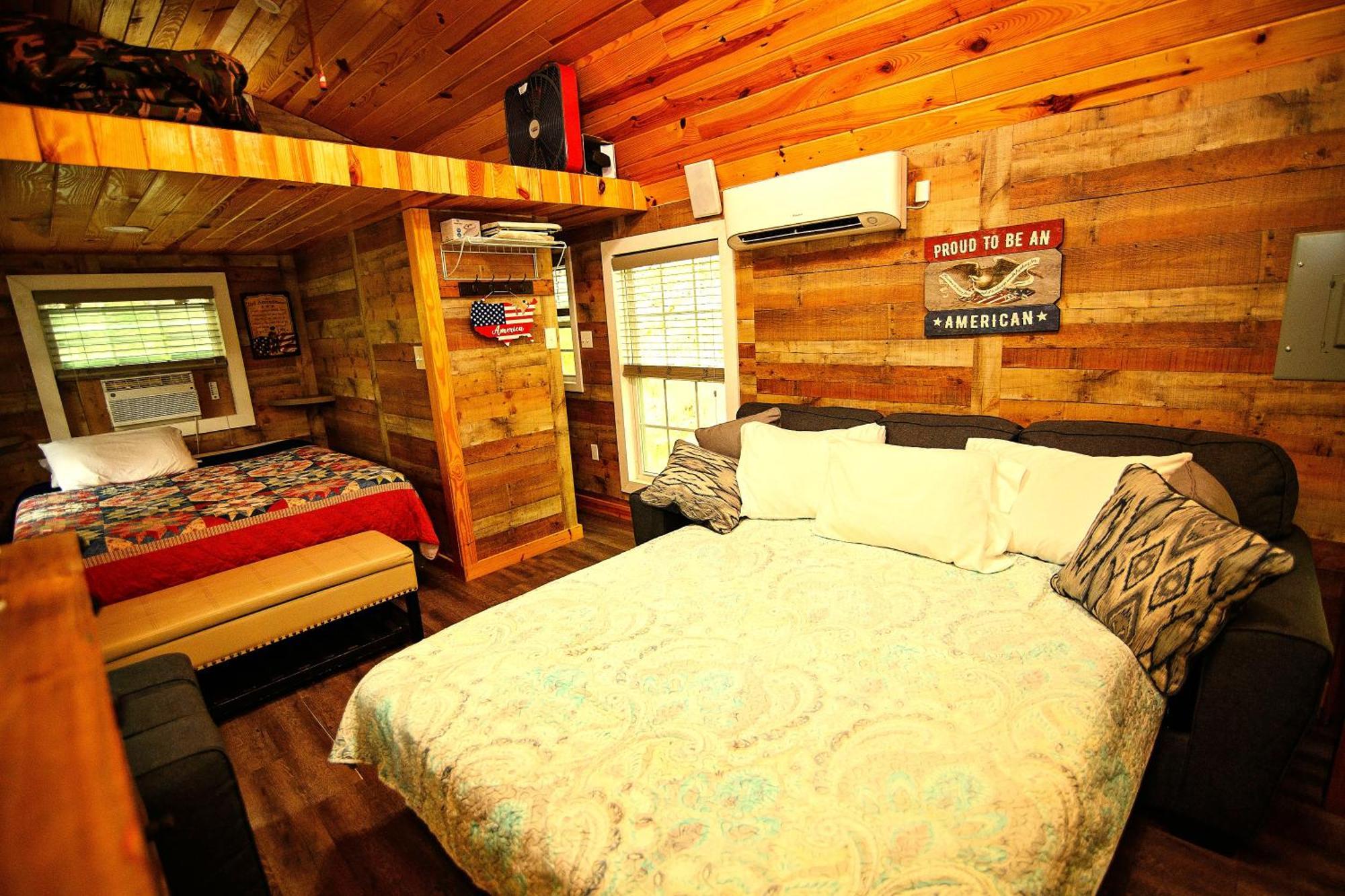 The Americana - Parker Creek Bend Cabins Murfreesboro Dış mekan fotoğraf