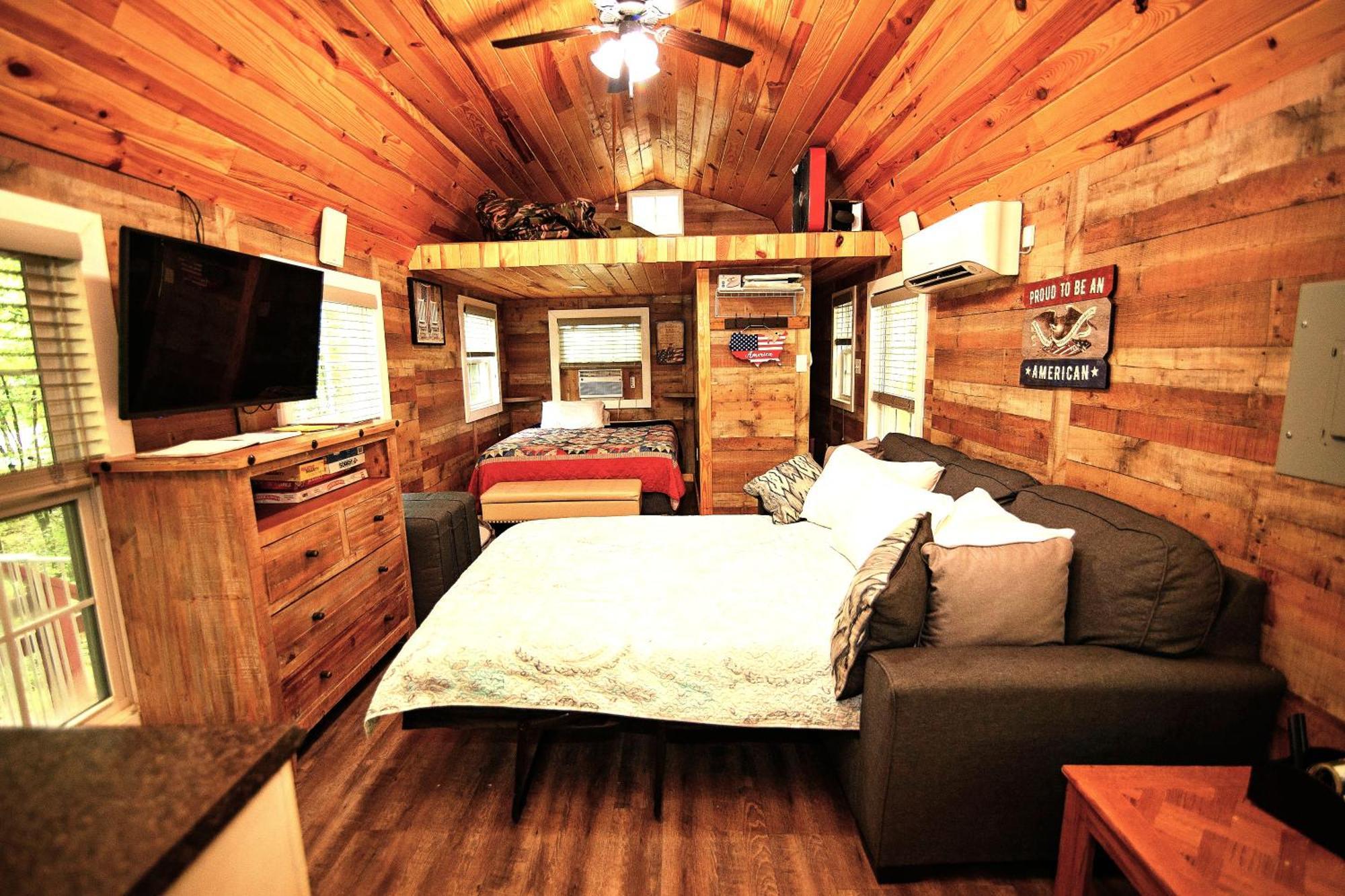 The Americana - Parker Creek Bend Cabins Murfreesboro Dış mekan fotoğraf