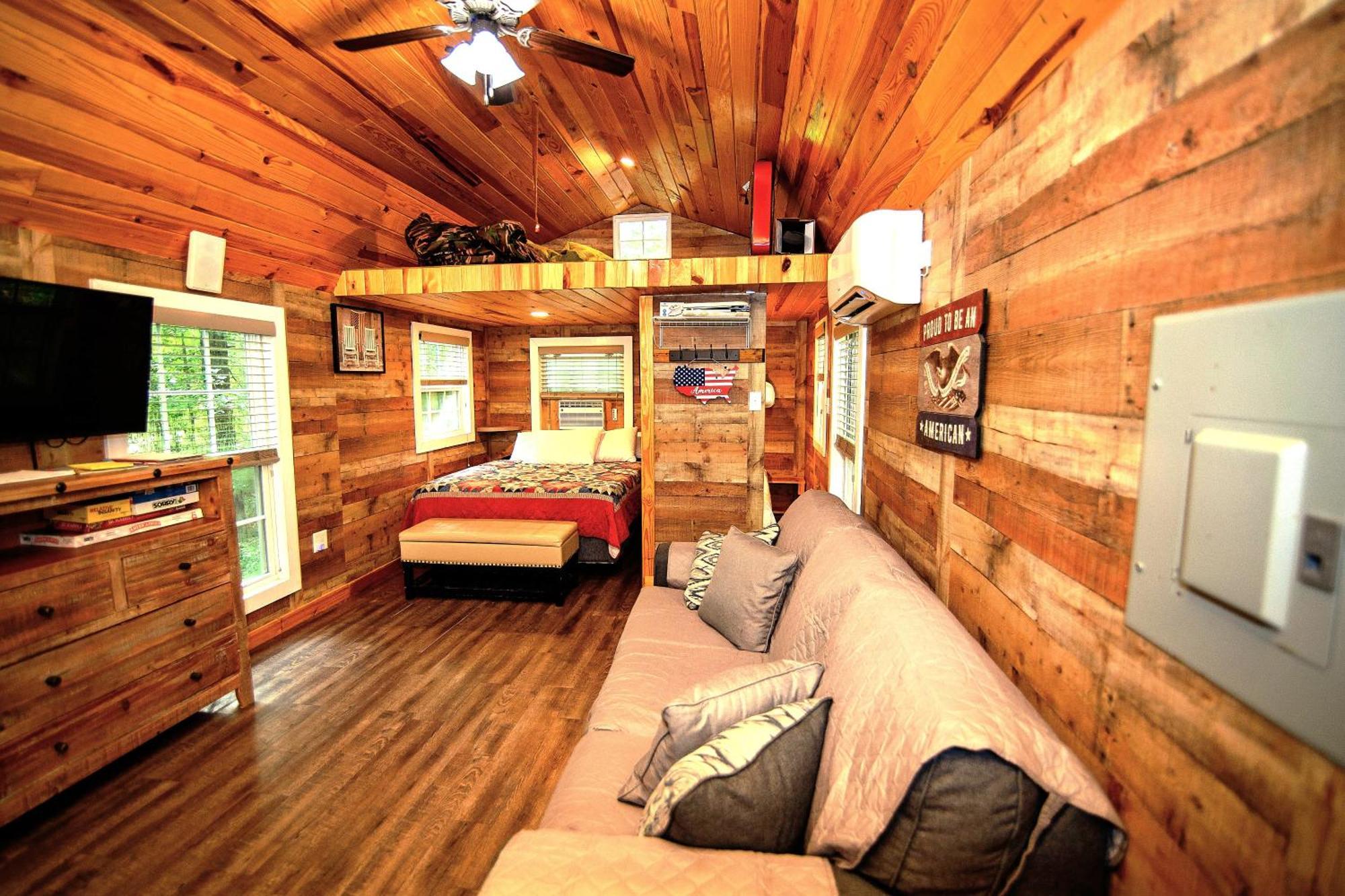 The Americana - Parker Creek Bend Cabins Murfreesboro Dış mekan fotoğraf